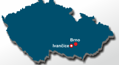 mapa Brno, Ivančice